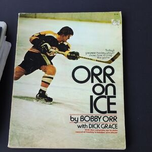 Orr on Ice Book Vintage Book Bobby Orr NHL Hockey Sports PB
